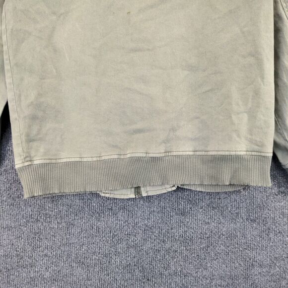 Treasure and Bond Full Zip Jacket Size L 10/12 Green Shoulder Pocket - Picture 10 of 13